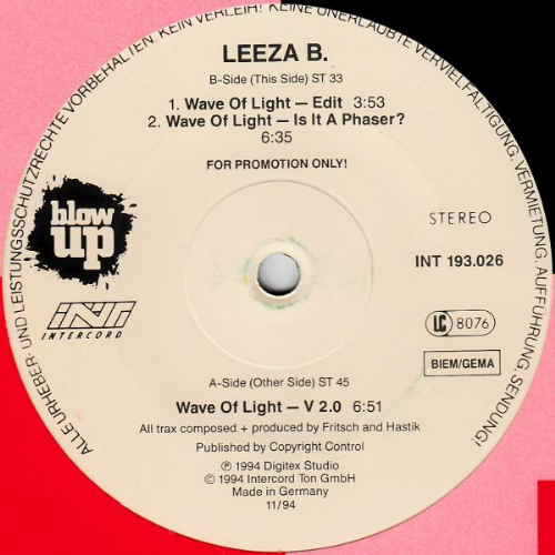 Leeza B. - Wave Of Light