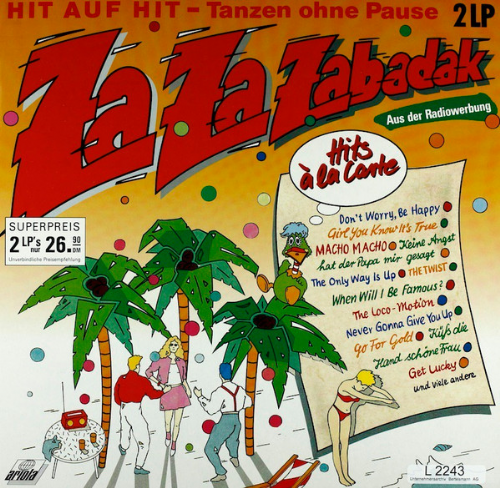  La Carte - Za Za Zabadak / Hits  La Carte / LP Duplo
