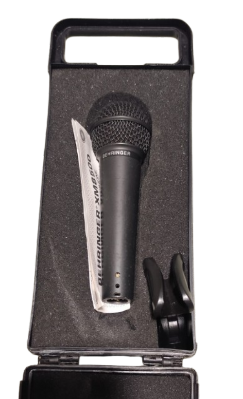 Microfone Behringer Ultravoice XM8500 Din�mico Cardioide preto / seminovo