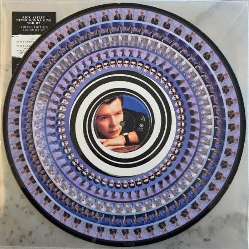 Rick Astley - Never Gonna Give You Up / Limited Edition Picture Disc Zoetrope