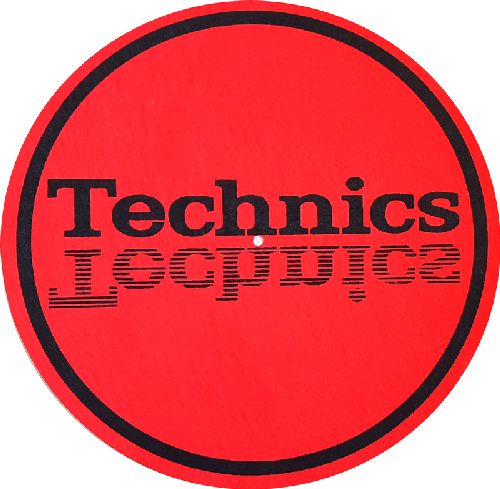 Feltro Technics Logo Espelho / Slipmats