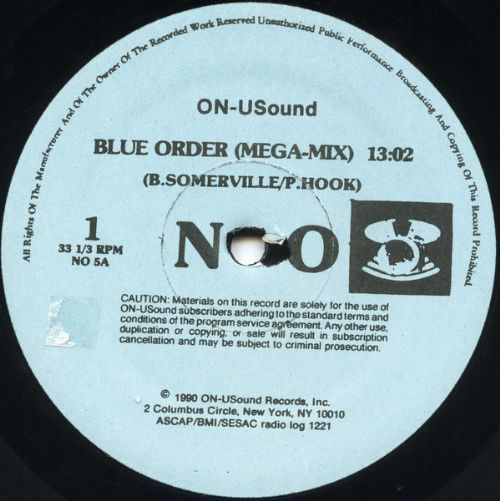 Bronski Beat - Blue Order Mega-mix / Bonus Bronski Beats