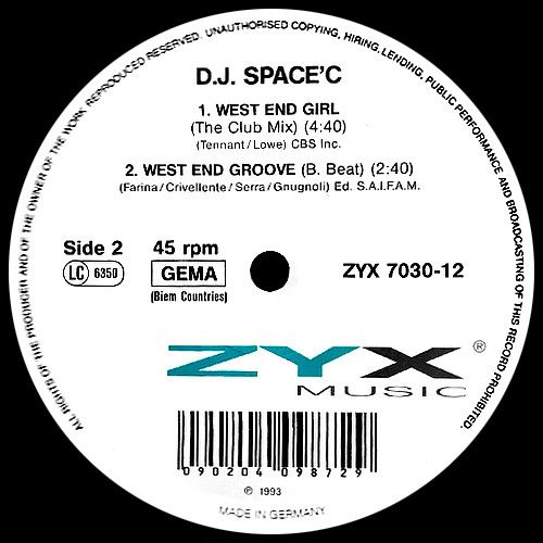 DJ Space'C - West End Girl