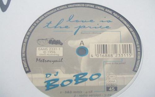DJ BoBo - Love Is The Price