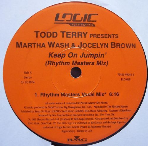 Todd Terry Presents Martha Wash e Jocelyn Brown - Keep On Jumpin / Rhythm Masters Mix
