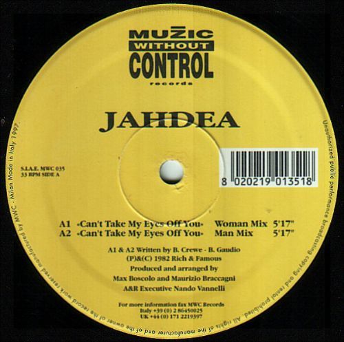 Jahdea - Cant Take My Eyes Off You