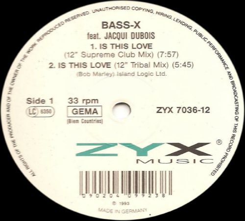 Bass-X Feat. Jacqui Dubois - Is This Love