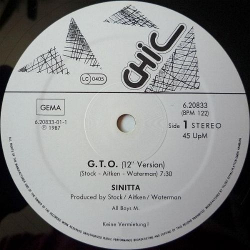 Sinitta - GTO / Modinas Red Roaring Mix