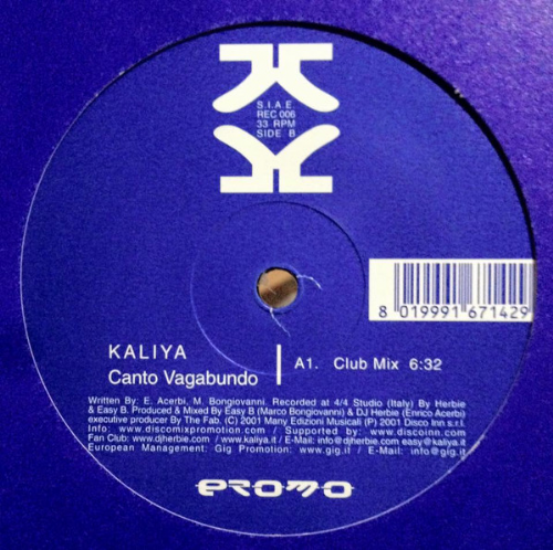 Kaliya - Canto Vagabundo