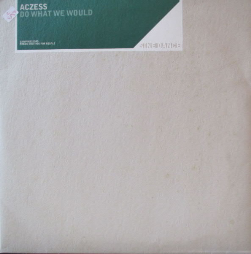 Aczess - Do What We Would / 12'' Duplo