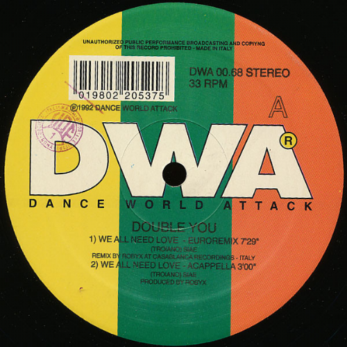 Double You - We All Need Love / Remixes - Lacrado!