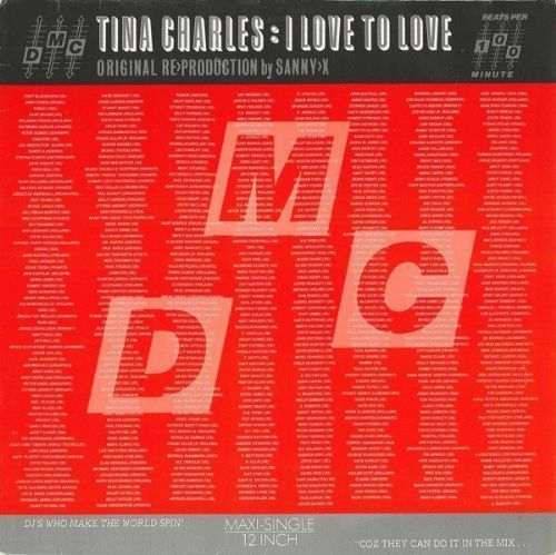 Tina Charles - I Love To Love / 12 Teenage Mix