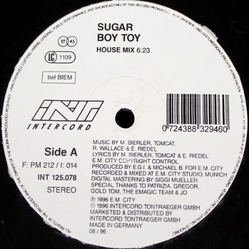 Sugar - Boy Toy
