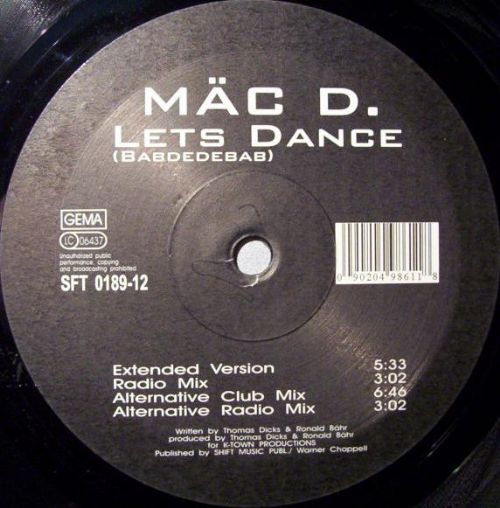 Mc D. - Lets Dance / Babdedebab