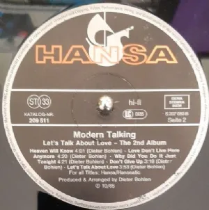 Modern Talking - Lets Talk About Love / The 2nd Album