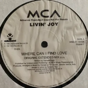 Livin Joy - Where Can I Find Love / Duplo 12''