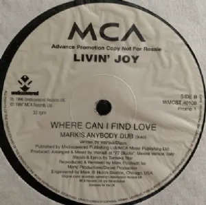 Livin Joy - Where Can I Find Love / Duplo 12''