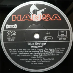 Blue System - Body Heat / LP