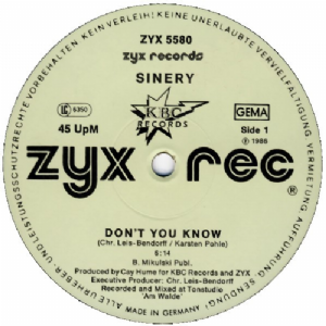 Sinery - Dont You Know