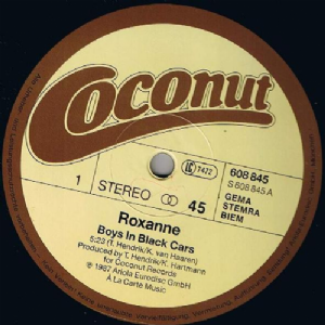 Roxanne - Boys In Black Cars / Dance-Remix