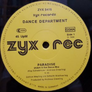 Dance Department - Paradise / Adam e Eve Dance Mix