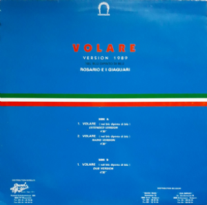 Rosario E I Giaguari - Volare / Version 1989 Nel Blu Dipinto Di Biu