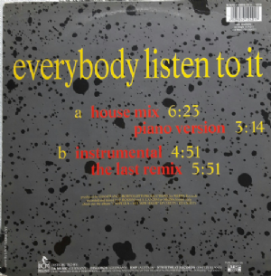 Cappella - Everybody Listen To It