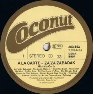 � La Carte - Za Za Zabadak / Hits � La Carte / LP Duplo