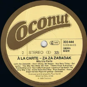 � La Carte - Za Za Zabadak / Hits � La Carte / LP Duplo