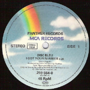 Disc Bleu - Ive Got Your Number / Special Dance-Mix