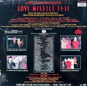 Sigue Sigue Sputnik - Love Missile F1-11