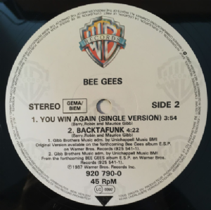 Bee Gees - You Win Again / Extended Version
