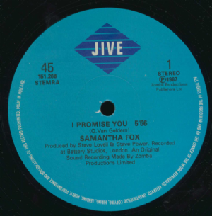 Samantha Fox - I Promise You / Get Ready