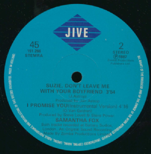 Samantha Fox - I Promise You / Get Ready