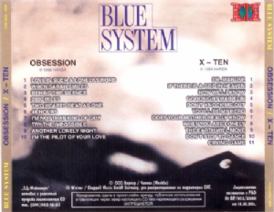 CD Blue System - Obsession / X-Ten