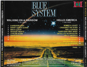 CD Blue System - Walking On A Rainbow / Hello America