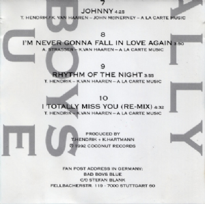 CD Bad Boys Blue - Totally / To Blue Horizons