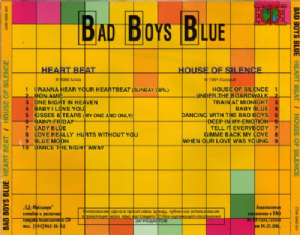 CD Bad Boys Blue - Heart Beat / House Of Silence