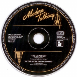 CD Modern Talking - The 1st Album / In The Middle Of Nowhere