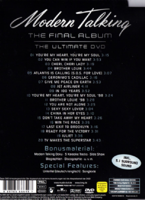 DVD Modern Talking - The Final Album - The Ultimate DVD