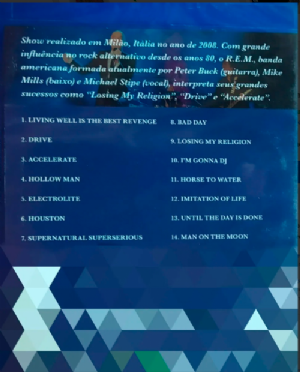 Blu-Ray R.E.M. - Live In Milan 2008