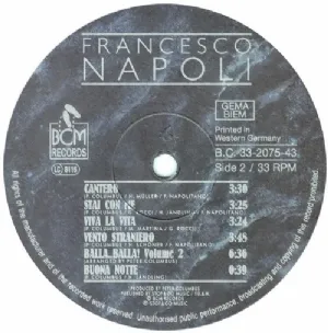 Francesco Napoli - Balla... The First Dance / Duplo