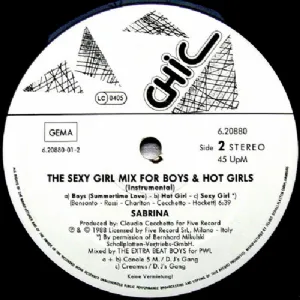 Sabrina - The Sexy Girl Mix For Boys e Hot Girls