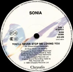 Sonia - Youll Never Stop Me Loving You