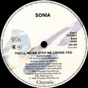 Sonia - Youll Never Stop Me Loving You