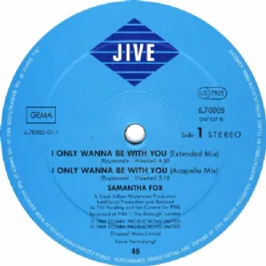 Samantha Fox - I Only Wanna Be With You