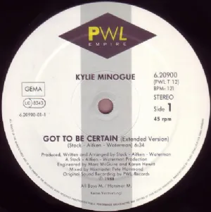 Kylie Minogue - Got To Be Certain