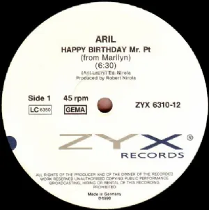 Aril - Happy Birthday Mr. Pt. / From Marilyn