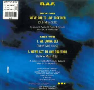 R.A.F. - Weve Got To Live Together