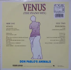 Don Pablos Animals - Venus / The Piano Mix